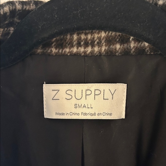 Z Supply Kingston Relaxed Plaid Blazer - Picture 7 of 8